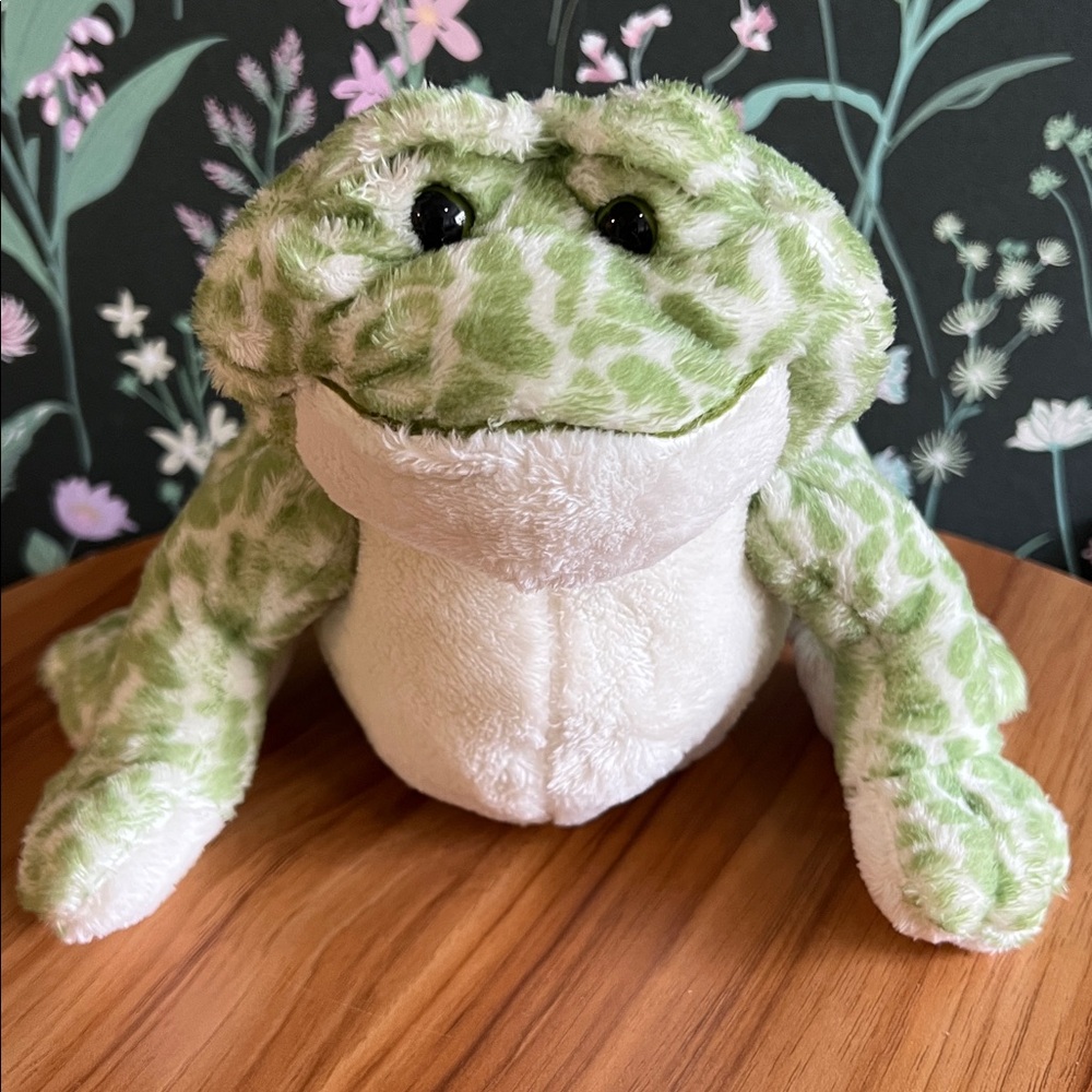 RETRO Ganz Webkinz spotted FROG 🐸 plush bullfrog stuffed animal NO CODE
